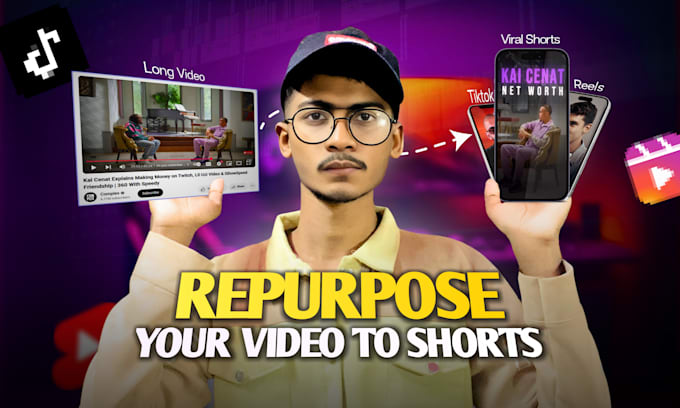 repurpose your podcast and long videos into shorts reels and tiktok