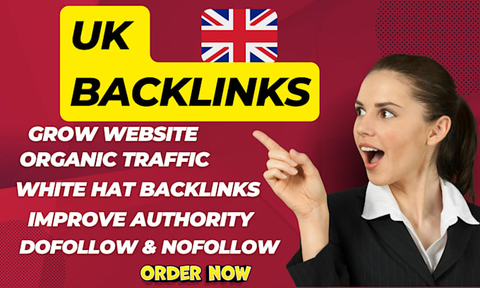 build high quality UK backlinks, google ranking by dofollow manual link building