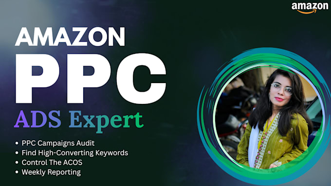 your amazon PPC specialist and manage PPC sponsored ads, amazon advertising