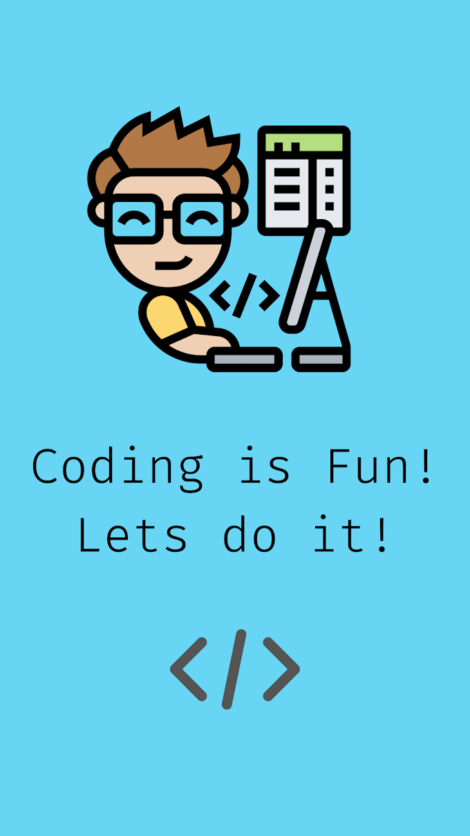 Programming is totally fun by Bismahumanyun | Fiverr