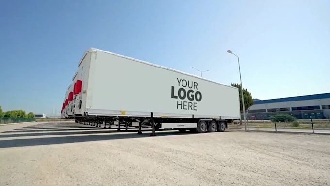 create logistics warehouse truck promo video