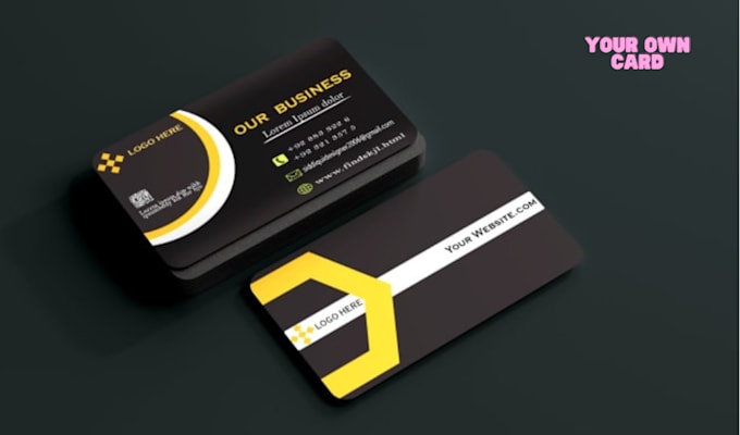 Design a professional elegant, digital and simple card by ...