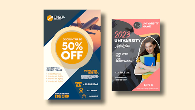 design unique and smart flyer