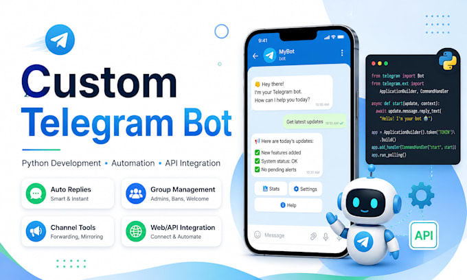 create a telegram bot in python