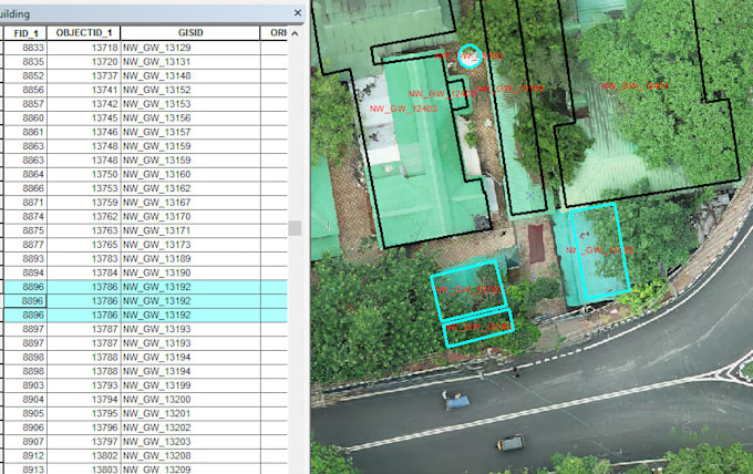 Digitization 90 structure in arcgis by Sumitsomwanshi | Fiverr