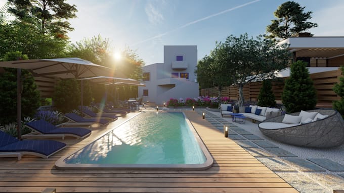 design your swimming pool and patio deck