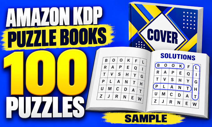 create word search and sudoku puzzle books for amazon KDP