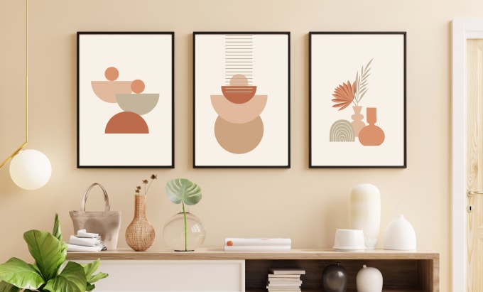 design printable boho wall art for etsy or home