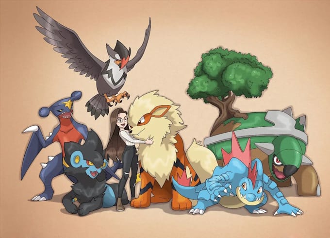 draw you as a pokemon trainer