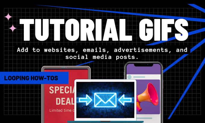 Create tutorial gifs with easy to follow steps by Emilybreakfield | Fiverr
