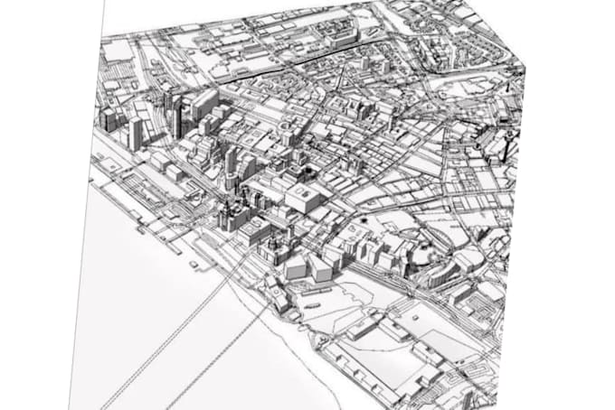 Draw architecture diagram, mapping, site analysis site google map site ...