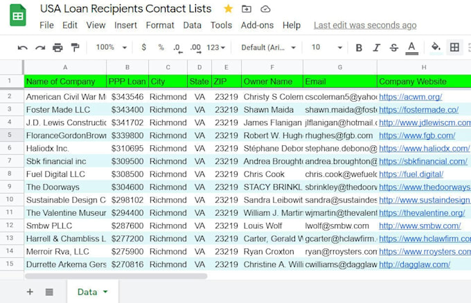 Do data entry, copy paste, data collection pdf to excel by Saru0930 ...