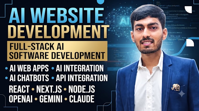 ai website development with full stack ai software developer and ai integration