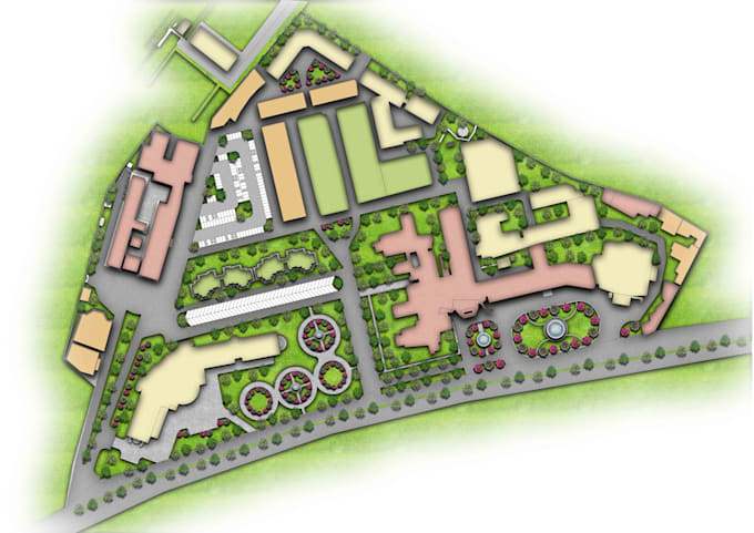 do architectural site plan, master plan, landscape plan