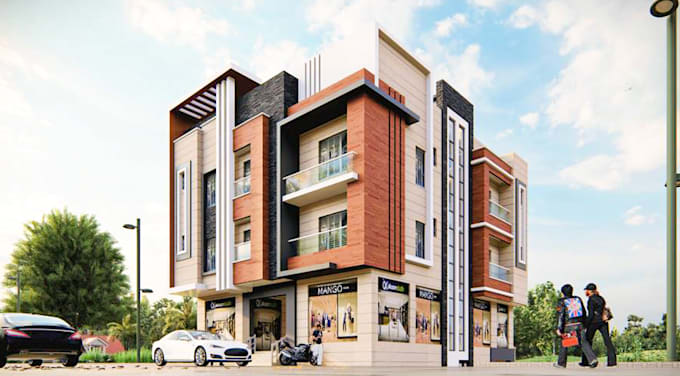 do architectural 3d model exterior ,interior, 3d rendering