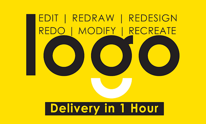fix, edit, copy, modify, recreate or redesign your logo in 1 hour