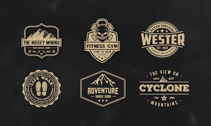 design retro, vintage logo, or badge
