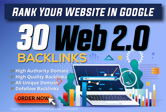 build high quality web 2 0 SEO backlinks dofollow links