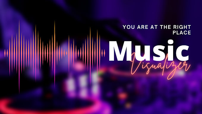 create music visualizer for song
