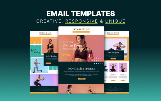 Design the best responsive html email template or newsletter by