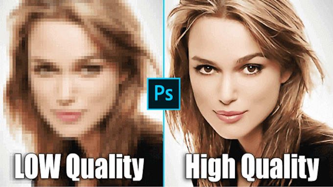 change low resolution image into high resolution , cmyk, resize, 300dpi