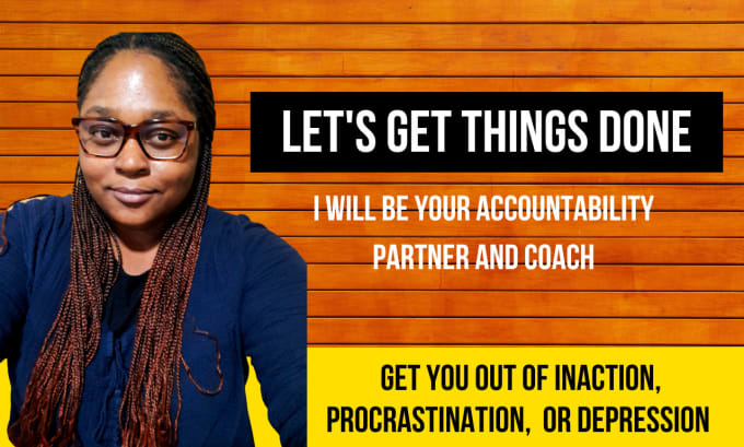 Be your accountability coach to help you get things done by Amanda