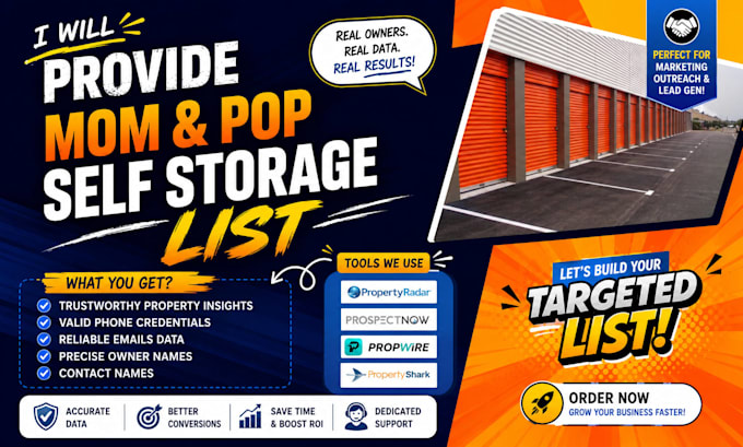 provide list of mom and pop self storages