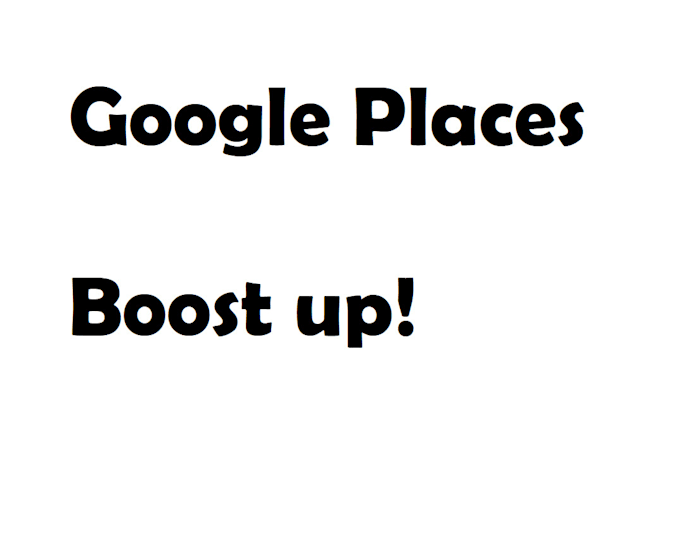 Boost your google places listing by Suzana | Fiverr