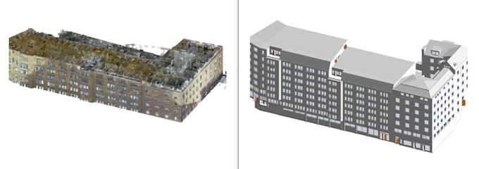 convert point cloud to revit 3d bim model