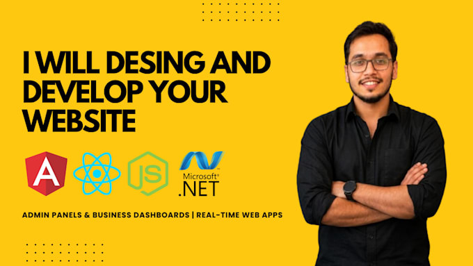do website design and development in javascript frameworks