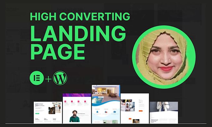 develop responsive wordpress landing page using elementor pro