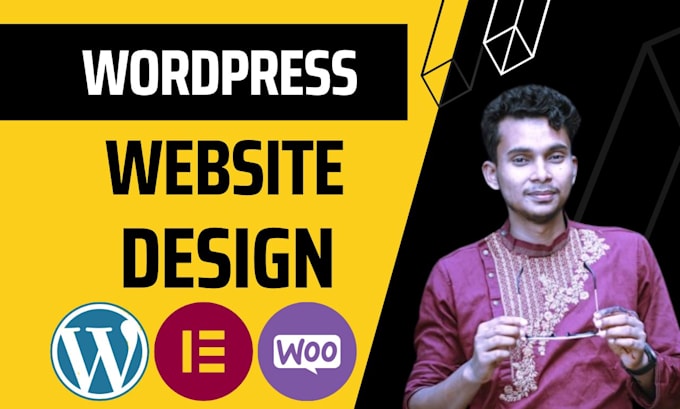 design clean and modern website using elementor pro