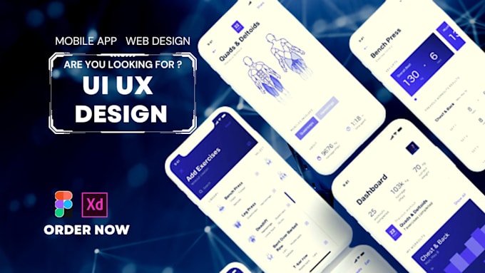 Do awesome amazing and professional mobile app ui ux by Saadnazeer0211 ...