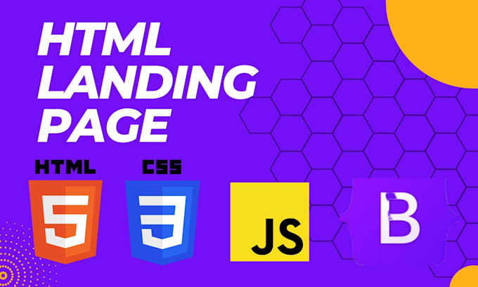 Design a landing page using html css tailwind and bootstrap by Frontend ...