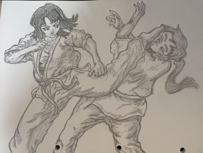 create art based on your request cartoon drawings, illustration etc