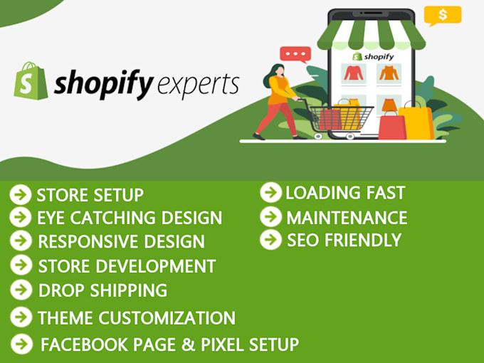 build a shopify dropshipping store with responsive