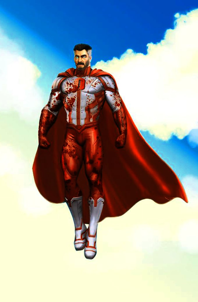 Draw superhero character in my style for you by Fiverr