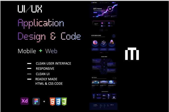 Create your ui and ux project and provide html and css code by ...