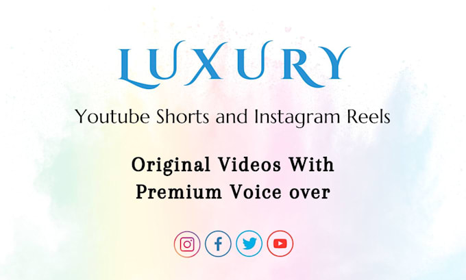 create luxury youtube shorts and instagram reels