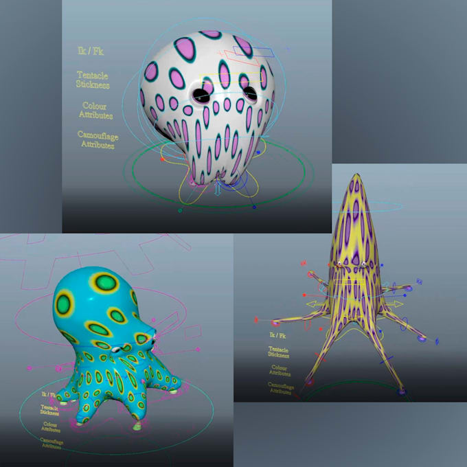 Rig any type of 3d model for animated videos by Julenrigger | Fiverr