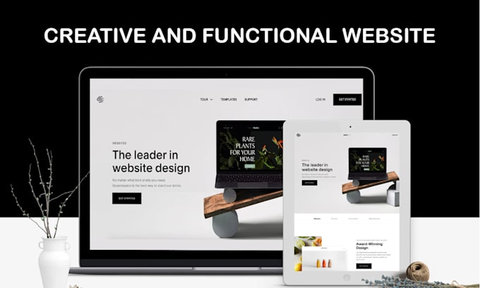 Create a modern, creative and functional website in javascript by ...