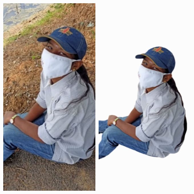 Remove photo bg copy paste given para typing by Prajan2627 Fiverr