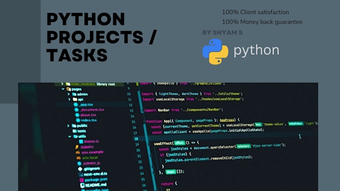 Code your python projects and assignments by Shyam__5 | Fiverr