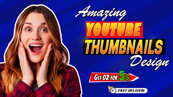 Create amazing attractive youtube thumbnail designs by Ilyasart423 | Fiverr