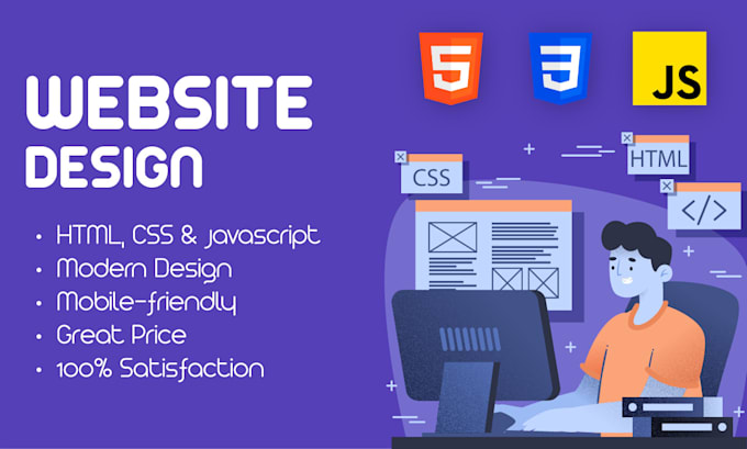 Design responsive website using html css and javascript by Hire ...