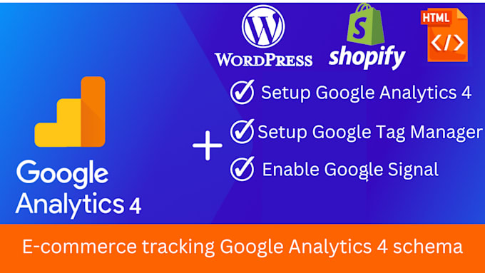 setup google analytics 4 ecommerce website