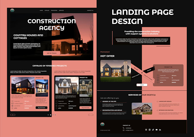do landing page design