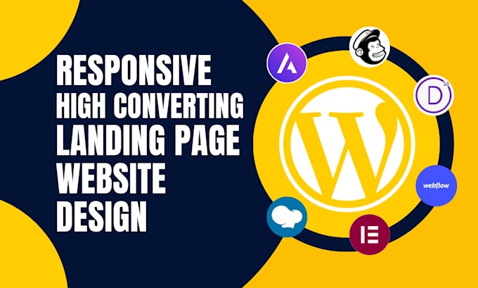 create wordpress unbounce landing page website using elementor pro