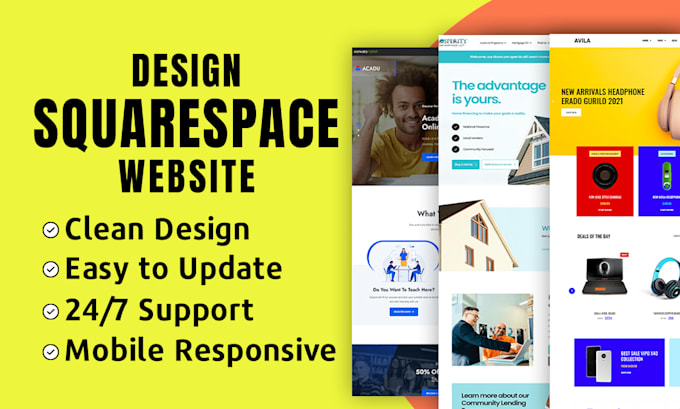 Design responsive squarespace website design or redesign by Nahimhossen ...