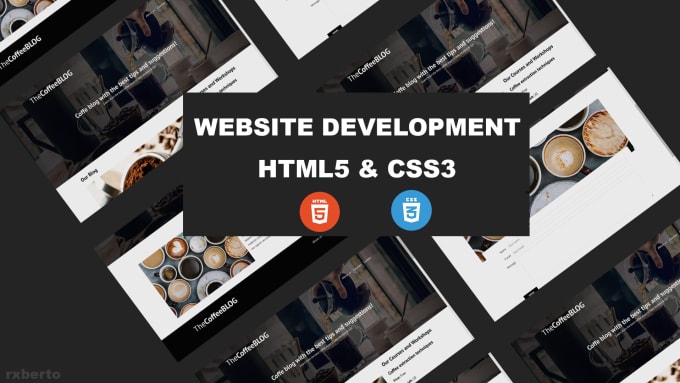 Create a complete website using html and css by Rxberto_ | Fiverr